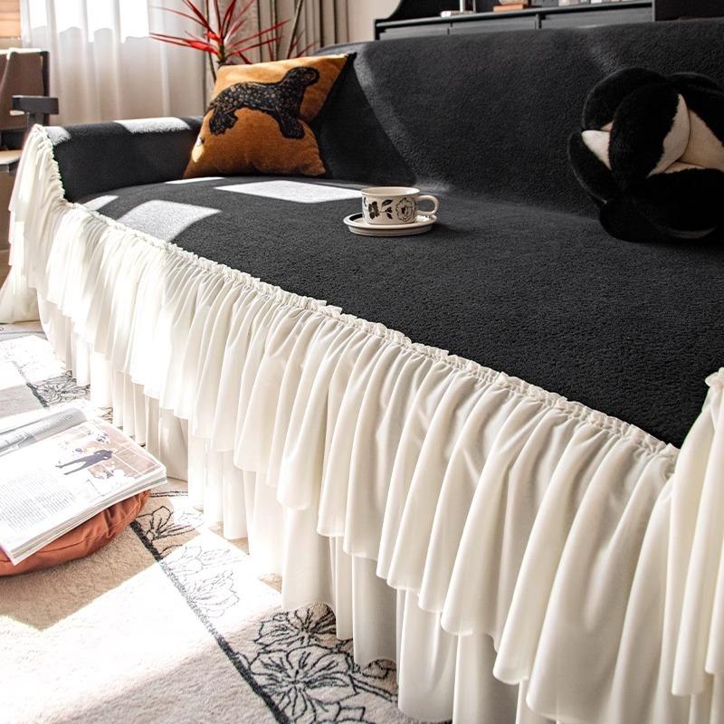 

Retro Chenier sofa cover cloth towel 2025 new four-season universal all-inclusive sofa cushion straight row one-piece blanket 180*130cm