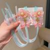 Princess Style Children's Hanfu Hair Clips - Ancient Chinese Tassel Ribbon Headdress for Girls