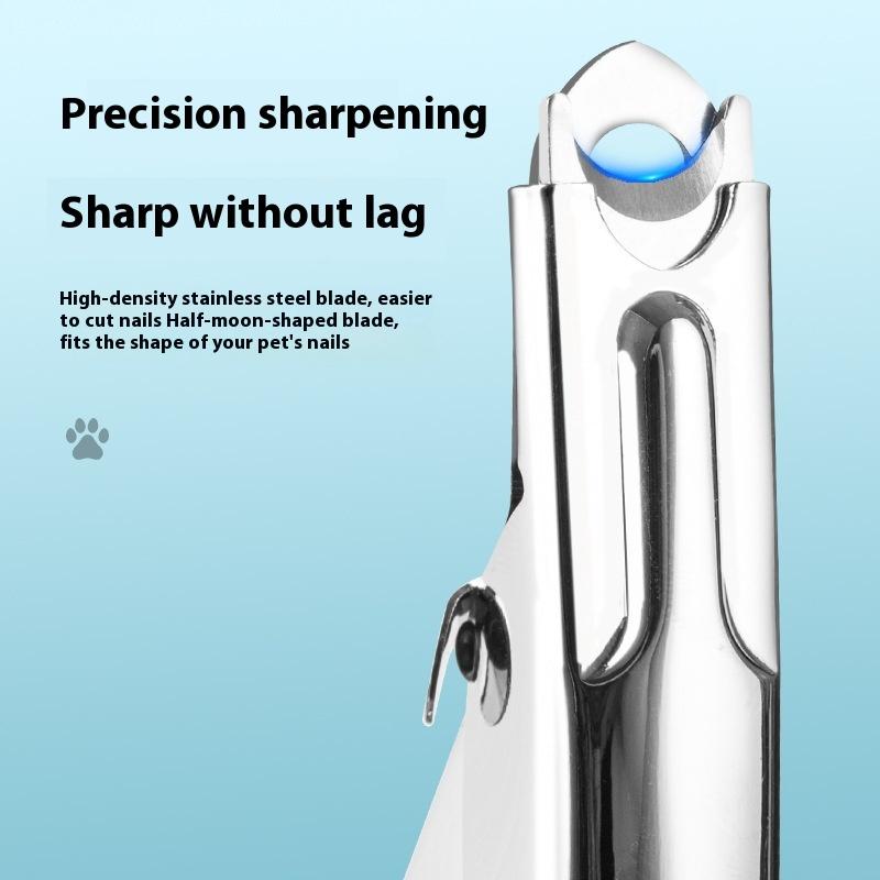 Stainless Steel Pet Nail Clippers Pet Grooming Tools Pet Nail Clippers Dog Cat Nail Trimmer Cats Dogs Nail Cutter Pet Supplies