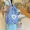 Zaino Scolastico Nuova Moda Grande Capacità Carino Pois Zaino Tempo Libero Viaggio Zaino Fiocco Scuola Media Zaino per Campus Scolastico