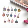 1PC Heart Star Flower Shape Resin Craft Silicone Mold Pendant Mould Earrings Moulds for Unique Necklace and Earring