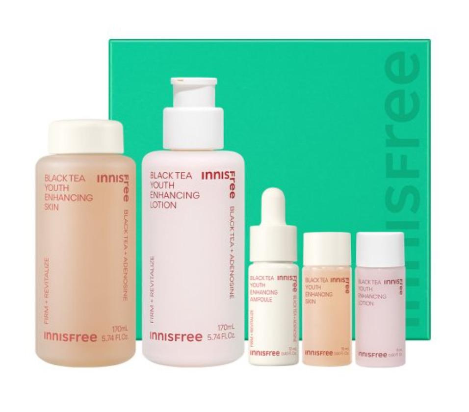 Innisfree Neues Black Tea Youth Enhancing Hautpflege-Set AUTHENTISCHER SHOP