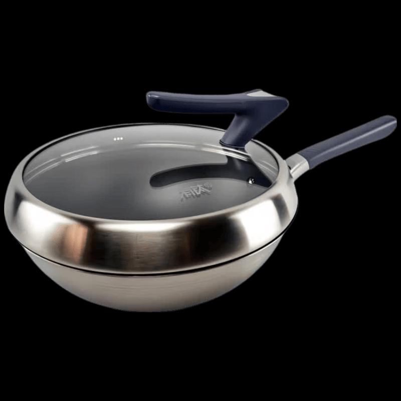SUPOR 34cm Titanium Non-Stick Flat-Bottom Wok