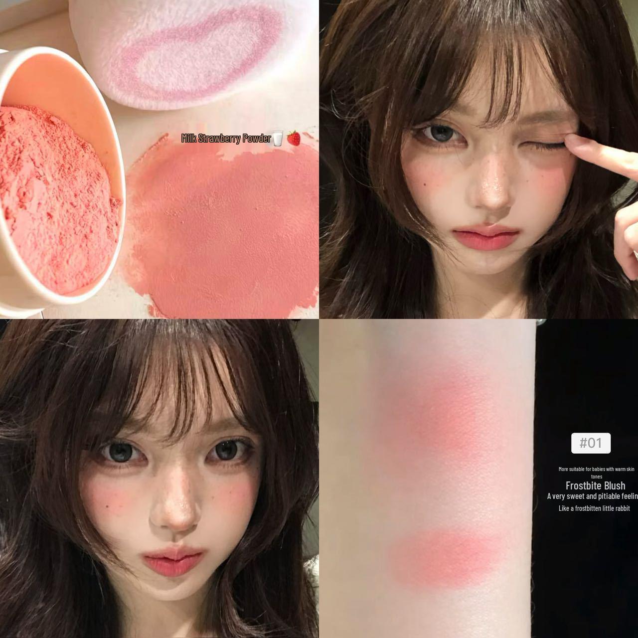 HERORANGE Matte Nude Cushion Blush Contour: Plumping, Long-Lasting Color for On-Camera Beauty.