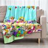 Coperta stampata a tema Numberblocks - Perfetta per divano, letto, viaggi e uso all'aperto | Lavabile in lavatrice, accogliente e resistente.