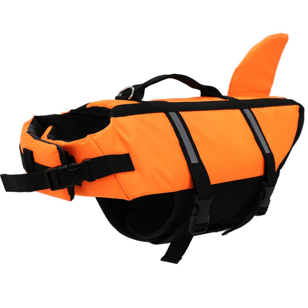 Gilet de sauvetage réglable pour chien avec poignée de secours Gilet de sécurité sportive pour sauvetage Vêtements pour chien Flotteur pour chiot Costume de natation Pour tous les chiens de compagnie (Orange,XS（old）) orange