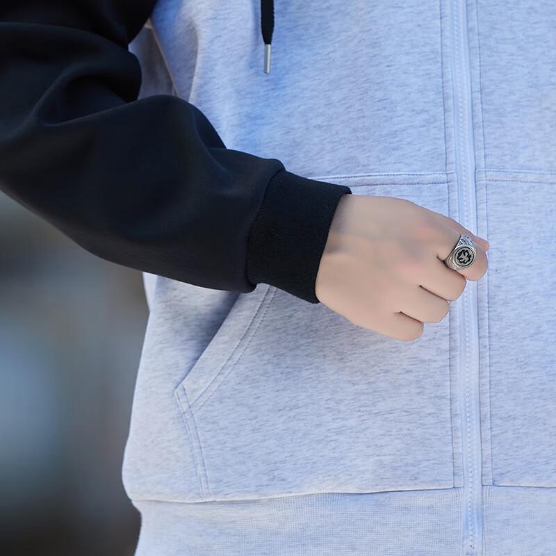 Jeep Men's Spring/Autumn Windproof Hooded Jacket