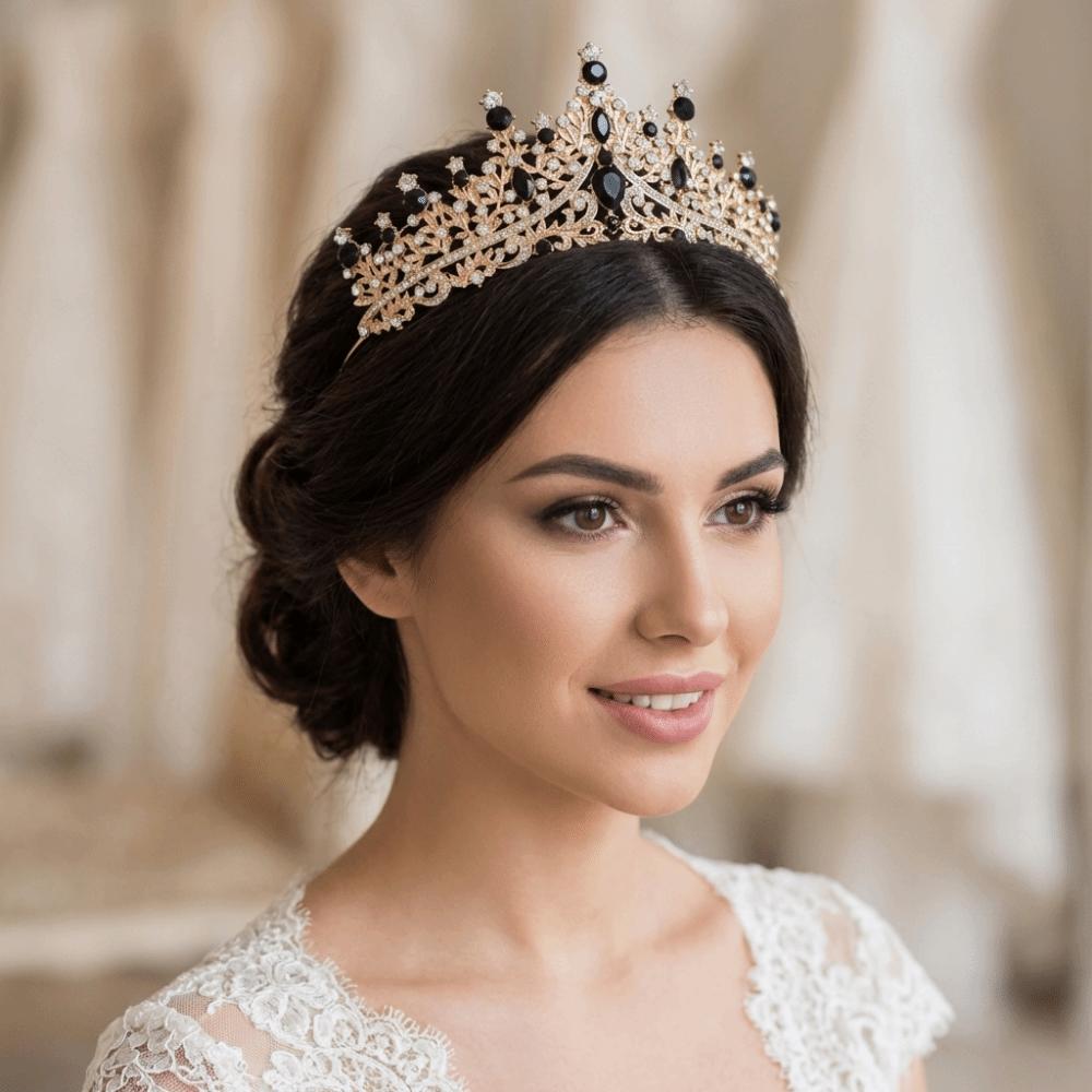Sparkling Baroque Queen Tiaras Gorgeous Rhinestone Tiara Gorgeous Accessories