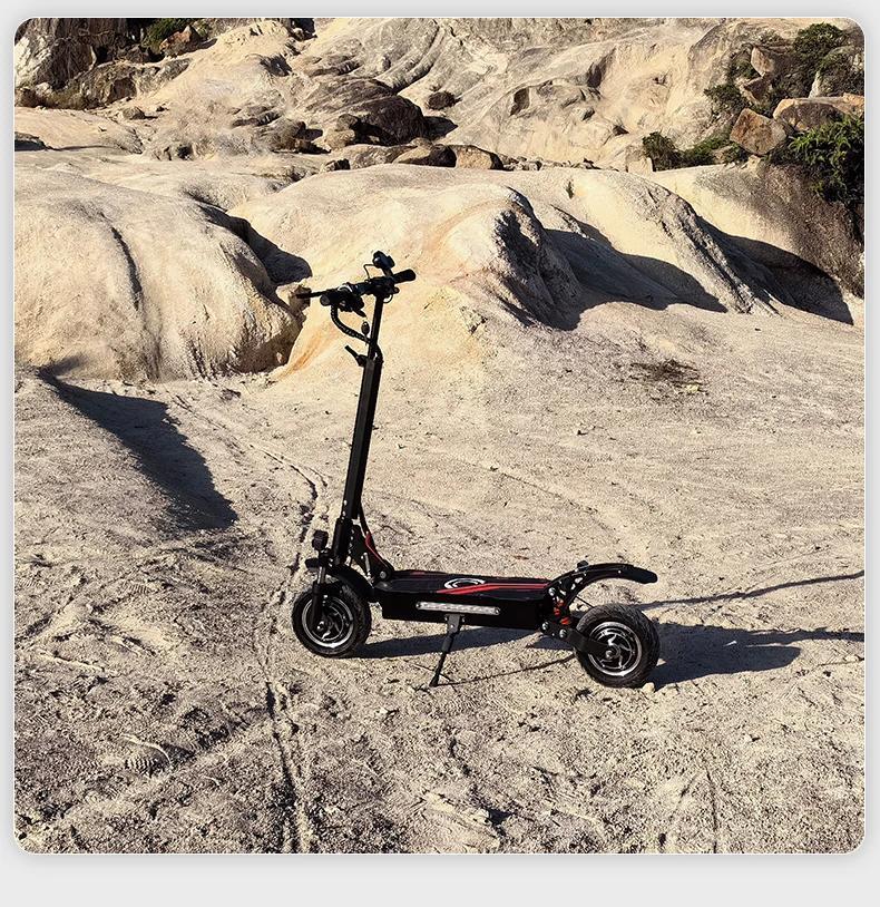 New E-scooter Q7Pro Escooter 3200W Dual Motor 52V19AH Battery Dual Drive 10 Inch Adult E-Scooter Silent Tire Foldable Electric Scooter