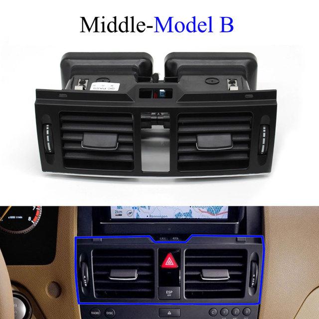 W204 Dash Center AC Air Vent Outlet Grille Assembly Left Right AC Vent For Mercedes Benz C Class C180 C200 220 230 260 C300 350