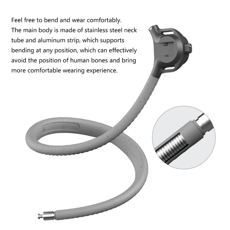 Adjustable Neck Mounted Strap for POV Filming Magnetic Phone Clamp Recording Stand Comfortable Phone Accessories