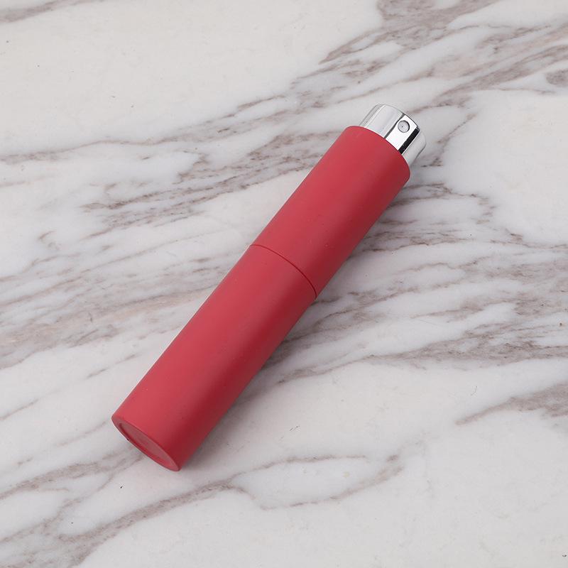 

10 мл Атомайзер для духов с поворотным механизмом и выдвижным распылителем, конфетного цвета – Высококлассный портативный стеклянный флакон-спрей