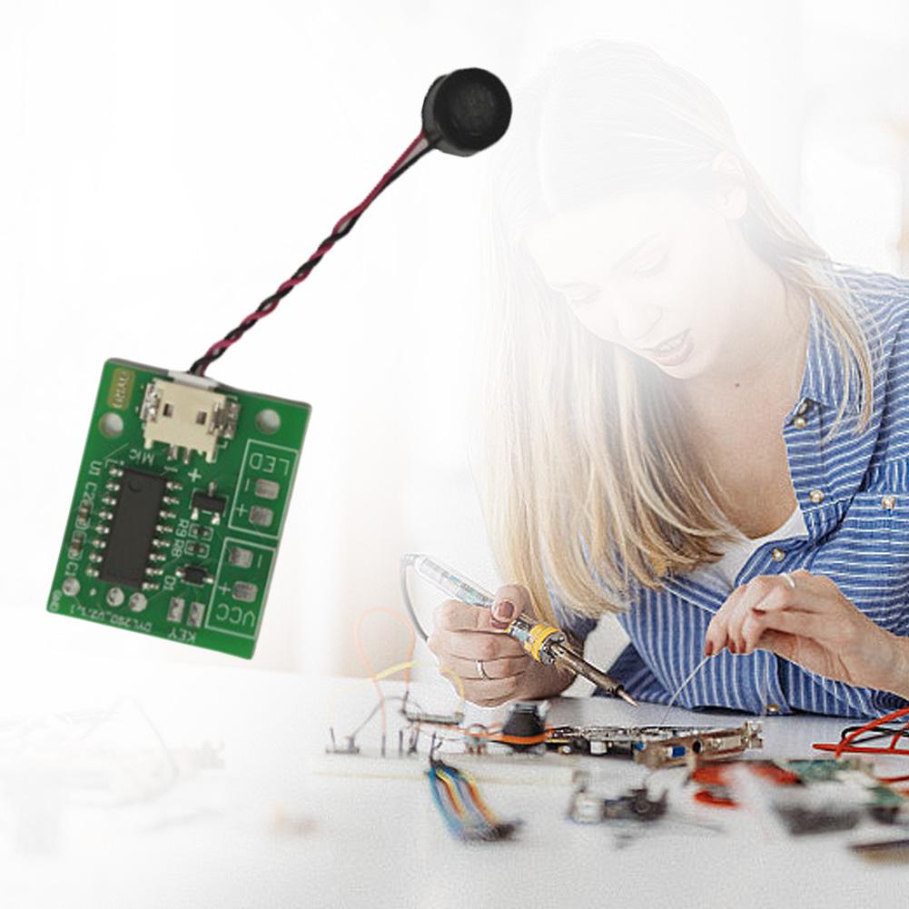 5-20 Stück DC 3,7V-5V KI Offline-Sprachschalter Steuerplatine Schallsteuerungsschaltkreis Treiberplatine Werkzeuge für einfarbiges Nachtlicht