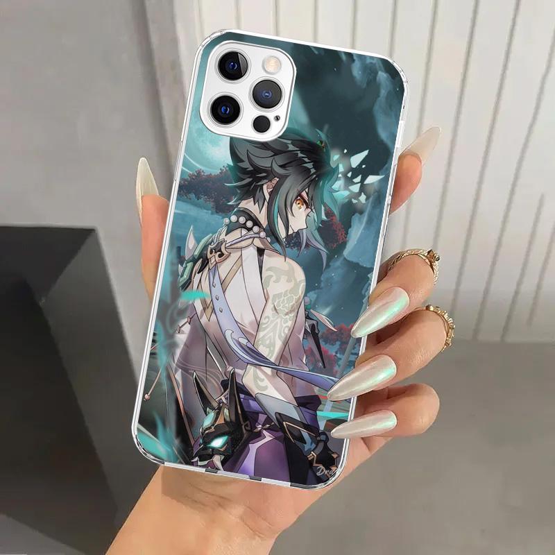 Xiao Genshin Impact Phone Case for Iphone 17 Air 16 15 Plus 14 13 Mini 12 11 Pro Max 16E 7 8 SE 2020 Soft Funda Print Shell 17 A