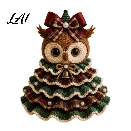 DIY Yarn Knitting Projects Animal Christmas Tree Crochet Kit Highland Cow Cute Handmade Holiday Ornament Dachshund Cat Crafting Kit for Beginners,