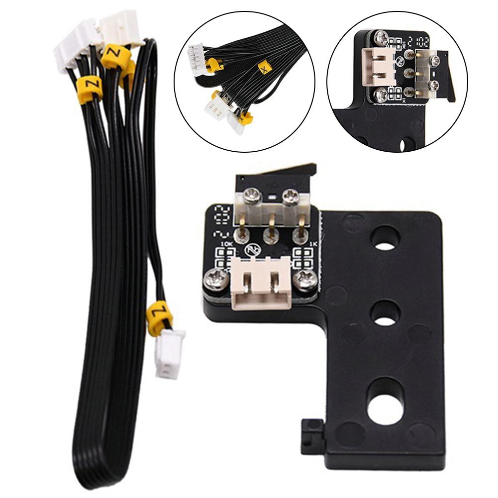 Z Limit Switch Kit Limit Switch Cable Kit For Accurate Printing Black Reliable Materials Versatile Compatibility