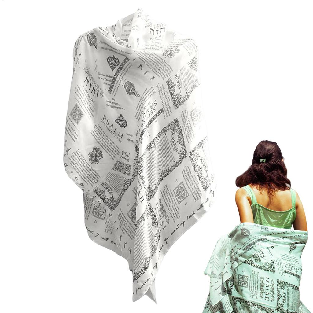 Christian Prayer Shawl Prayer Shawl Religious Sacred Breathable Prayer Scarf for Women Christian for Church Festival Party