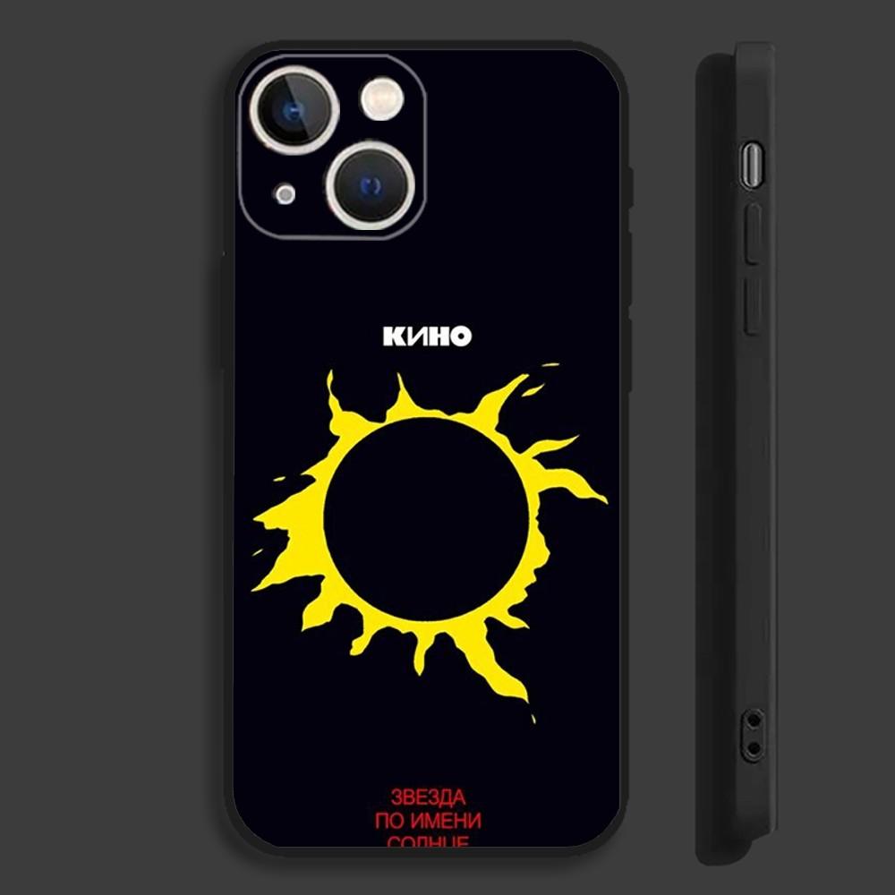 

Чехол для телефона с изображением Виктора Цоя для iPhone 16,15,14,13,12,11,Pro,Max,Plus,Mini,X,XS,XR,8,7,6,S,SE Мягкий черный чехол iPhone13mini