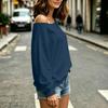 Women's Casual Color Sweatshirt for Everyday Wear