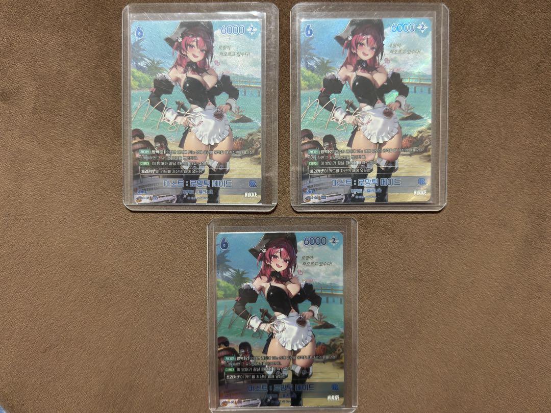 

[USED] Goddess of Victory NIKKE Korea Limited Edition Nibel Arena Mast SPR Signed (3 pieces)