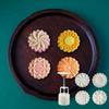 Flower-shaped Cookie Stamp Mould 3D Pastry Making Tools Bakeware Mooncake Mold  Kitchen DIY