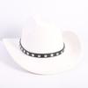 Popolare cappello da cowboy a tesa singola stile OL moda europea e americana cappello a cilindro di alta gamma per uomo e donna cappello jazz cappello di feltro