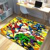 Superhero Collage Carpet For Playroom Bedroom Living Room Sofa Home Decorkids Game Area Rug Nonslip Floor Mat