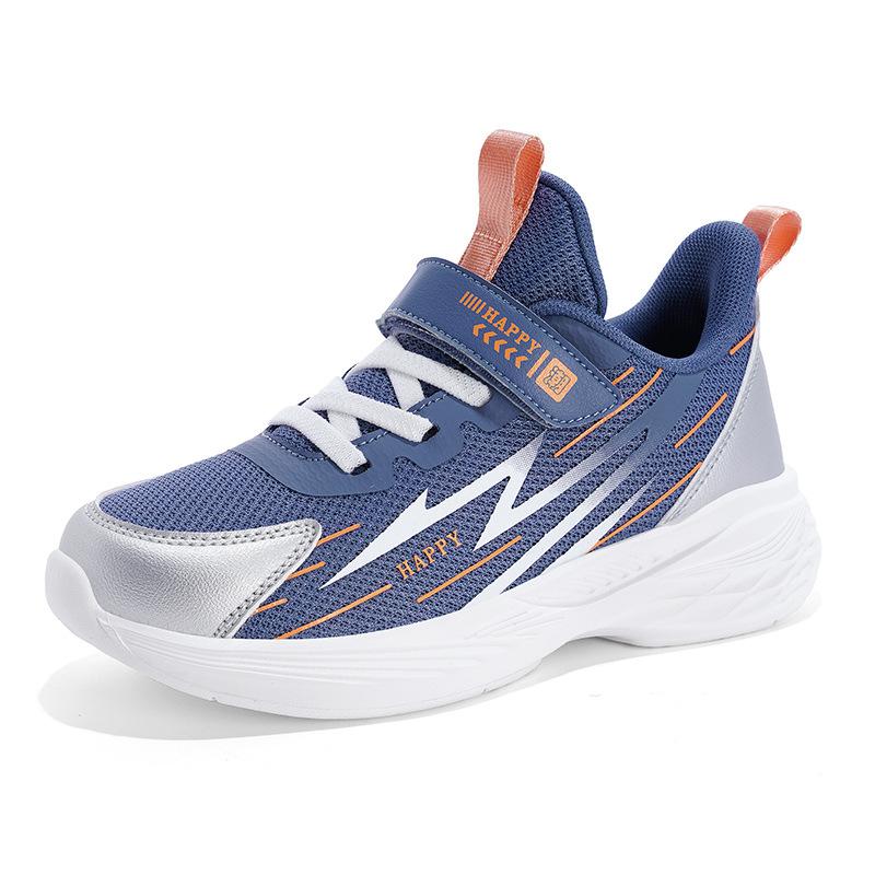 Nové dětské boty Jarní a letní chlapecké síťované boty Prodyšné sportovní boty Ohňostroj dětské boty