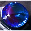 VVS Tourmaline Bi-Color Big Natural Round Cut 90-92 Ct Certified Loose Gemstone