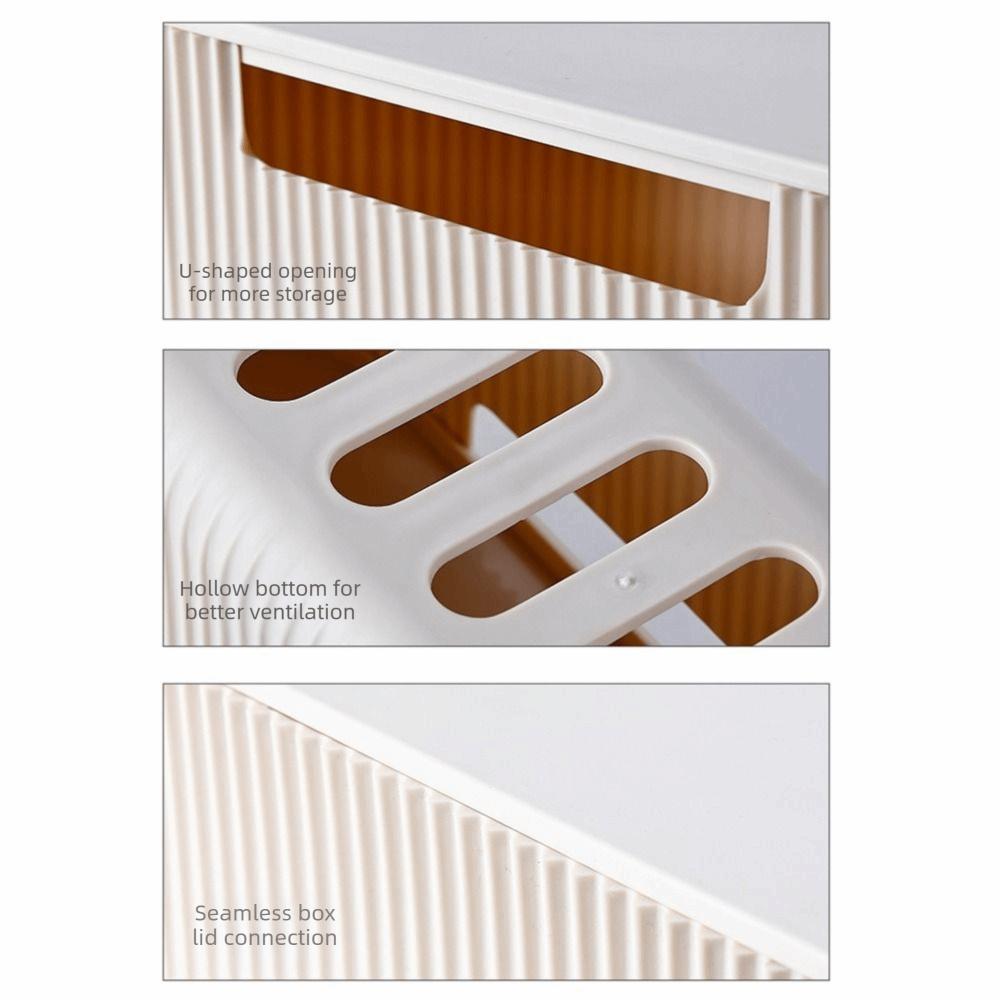 Dustproof Cable Storage Box Multi-Functional Portable Power Strip Storage Box With Lid Breathable Socket Storage Box Desktop