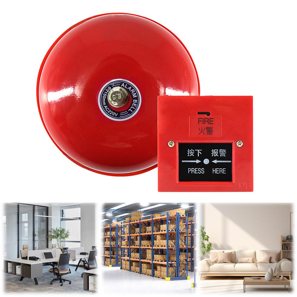 Manual Call Point Fire Alarm with Key Sound and Light Fire Alarm Fire Warning Siren for Home Or Office CHINA