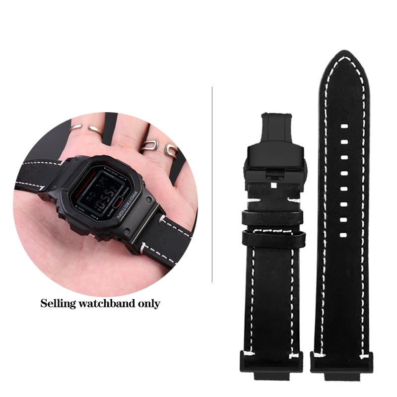 DW-5600 Vintage Rindsleder Uhrenarmband Für G-SHOCK Casio DW5600 GW-B5600 GW-M5610 GA 110 120 GA2100 Armband Uhrenarmband