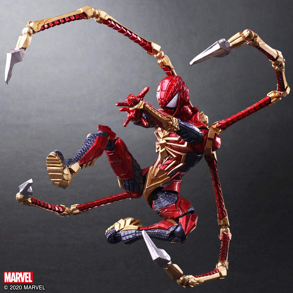 Marvel Universe Variant Bring Arts DESIGNED BY TETSUYA NOMURA Spider-Man PVC Painted Movable Figure APR208846