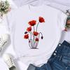 Maycaur Fashion Musical Note Printed Women T Shirt Harajuku Short Sleeve Funny T-Shirt Cute Cartoon Top Tees Female Clothes