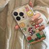 Transparent Cartoon Mario iPhone 17 Pro Max Case: Full Coverage, Anti-Drop, Summer Thin Shell