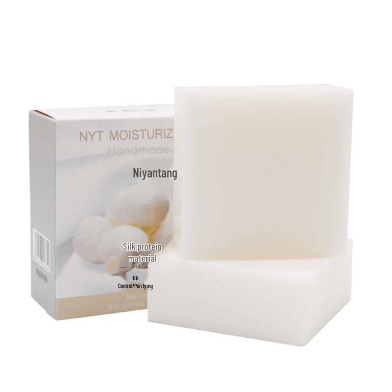 Mud Yan Tang Meersalz & Ziegenmilch Seide Seife mit Milchsäure & Ätherischen Ölen - Milbenabweisend & Reinigend