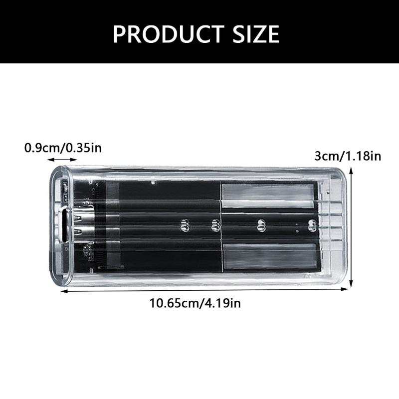 USB3.0 M.2 NVME / Optional Hard Drive Case Clear PC Shell Small Size for Easy Hardware Inspection and Efficient Cooling