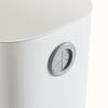 Household Trash Can Without Lid Press Ring Modern Large Capacity Living Room Kitchen Bathroom Plastic Waste Rubbish Garbage Storage Bin