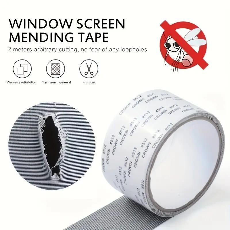 5cm Width Window Mosquito Net Repair Tape Self-Adhesive Window Screen Repair Patch Anti-Insect Fly Mesh Broken Holes Tape