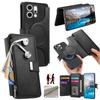 Compatible For Oppo Reno14 5G (Global) Case CASENEO MW-02 Detachable Magnetic Leather Flip Phone Cover