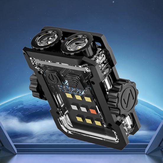 Dual LED Camping Light 600mAh USB Rechargeable 200LM Ultra Bright Flashlight Multi-function Portable Mini Outdoor Fishing Hiking Emergency Lamp