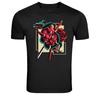 Japanese Oni Mask Snake Katana Samurai Graphic T-Shirt