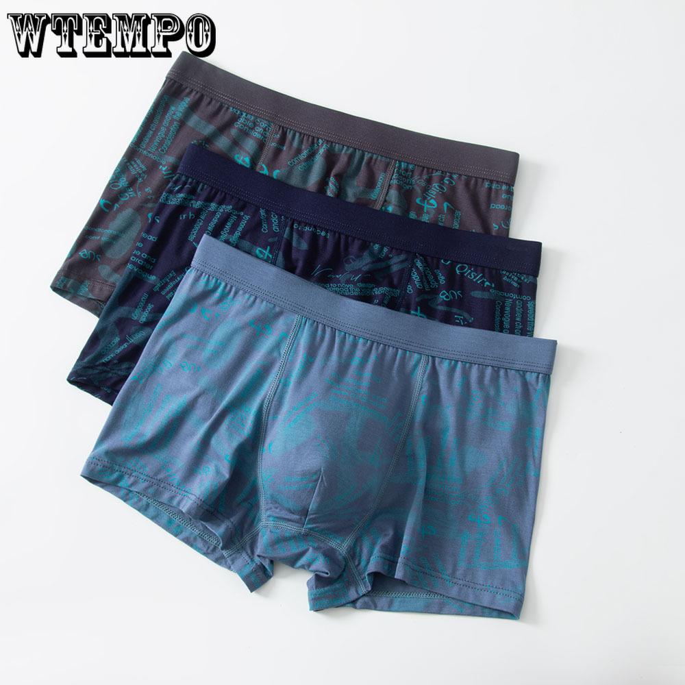 Men's Underwear Printed Breathable Men's Boxer Shorts Boxer Shorts Boxer Shorts