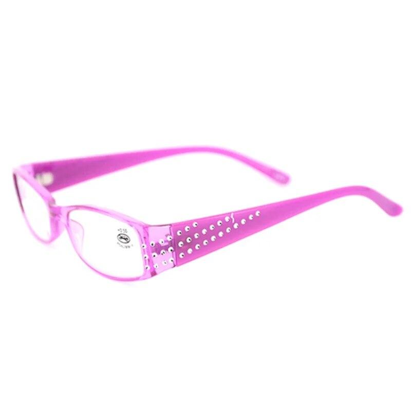 Fashion Reading Glasses Women Diamond Resin Reading Eyeglasses Ladies High-end Rhinestone Glasses Eyewear