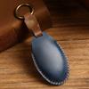 Top Grain Leather Car Key Cover for BYD Qin, Song, & Tang - Retro European/American Style