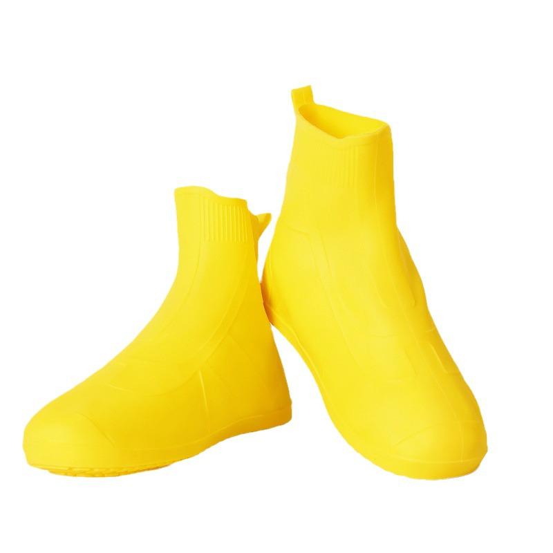 Waterproof Non-Slip Silicone Rain Shoe Covers for Men & Women - Thickened, Wear-Resistant, Mid-Calf Protection for Outdoor Use