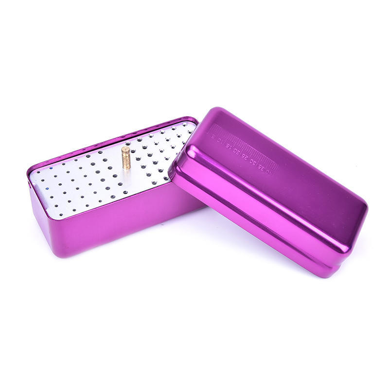 1Pc 72 Hole Autoclave Sterilizer Case Dental Aluminium Endo Files Holder Box