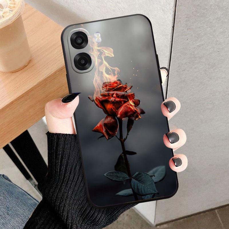 Phone Case For Oppo A6X 4G 5G Anti Fall Silicone Soft TPU Back Cover For Oppo A 6 X OPPOA6x Camera Protective Shell CPH2819 Etui