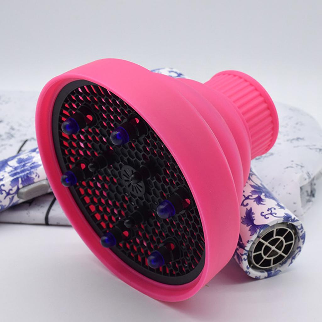 Silicone Collapsible Hair Dryer Diffuser Travel Portable Folding Blow Dryer Diffuser Attachment