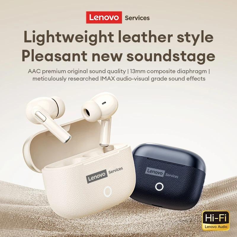 NUOVI Auricolari Bluetooth 6.0 Wireless Lenovo LE221 Auricolari TWS con Riduzione del Rumore ENC Lunga Durata della Batteria 24 Ore Cuffie per Microfono